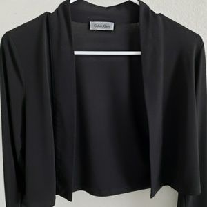 Calvin Klein Black Bolero Cardigan